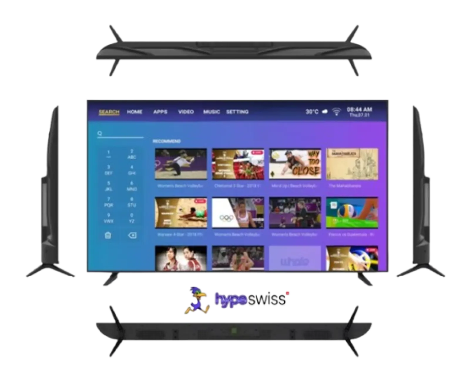 Hype SWISS TV 55" · LED Android Smart TV
